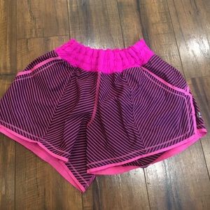 pink lululemon shorts